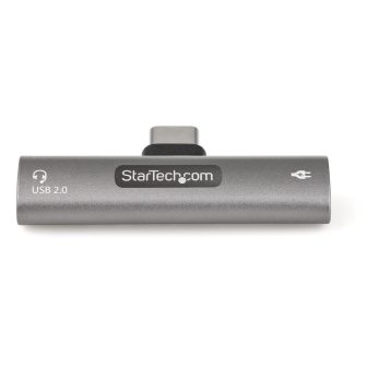 StarTech.com Adaptador de Áudio e Carregamento USB-C - Adaptador de…