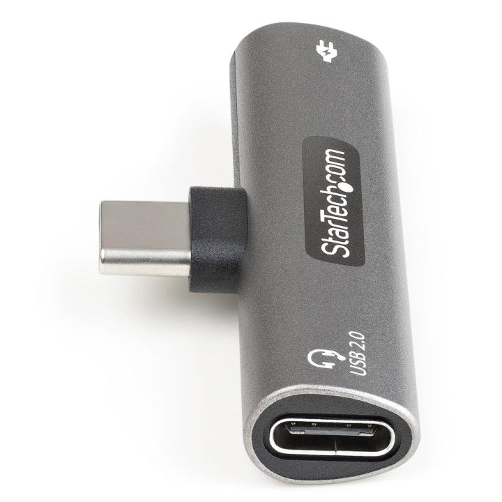 StarTech.com Adaptador de Áudio e Carregamento USB-C - Adaptador de…