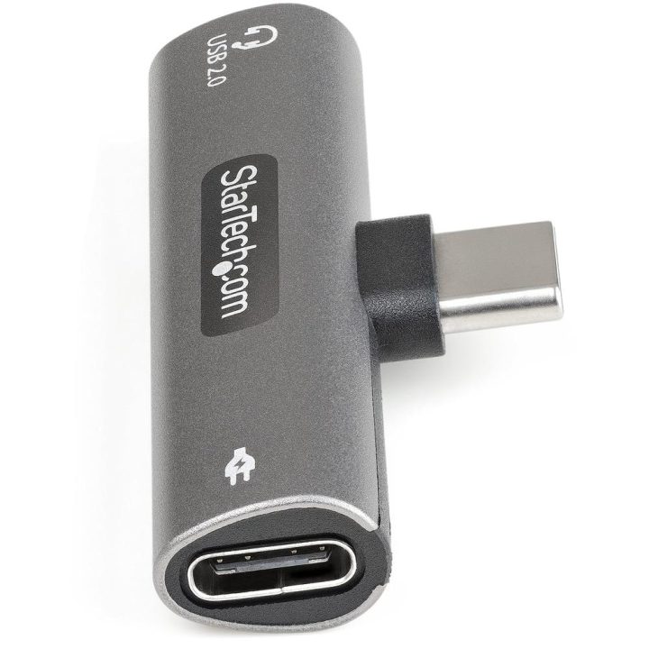 StarTech.com USB-C Audio and Charging Adapter - USB Type-C Audio…