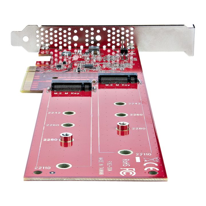 StarTech.com Placa PCIe Adaptadora para 2 SSDs M.2, PCI Express x8 ou…