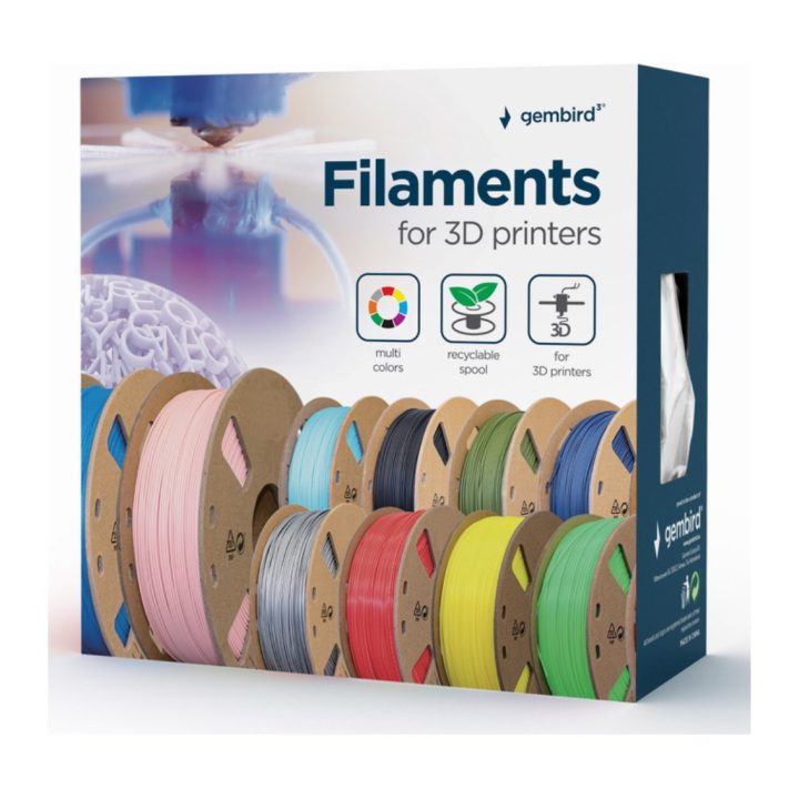 Gembird 3DP-PLA1.75GE-01-B 3D printing material Polylactic Acid (PLA)…