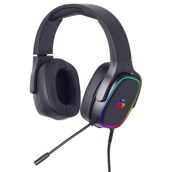 Gembird GHS-SANPO-S300 Headset Wired Over-Ear Gaming USB Type-A Black