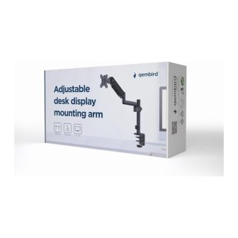 Gembird MA-DA1P-01 suporte para monitor 32" Secretária Preto