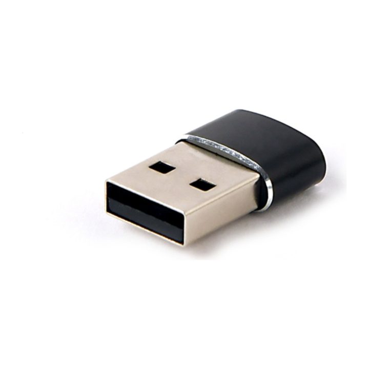 Gembird A-USB2-AMCF-02 Gender Changer for USB A to USB C Cable Black