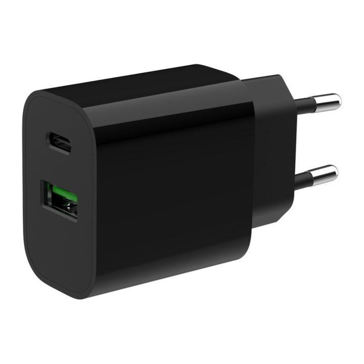 Gembird TA-UC-PDQC20-01-BK carregador de dispositivo móvel Universal…