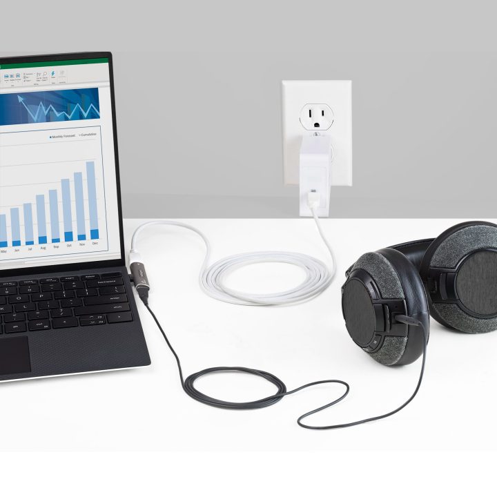 StarTech.com Adaptador de Audio y Carga USB-C - Adaptador de Audio…