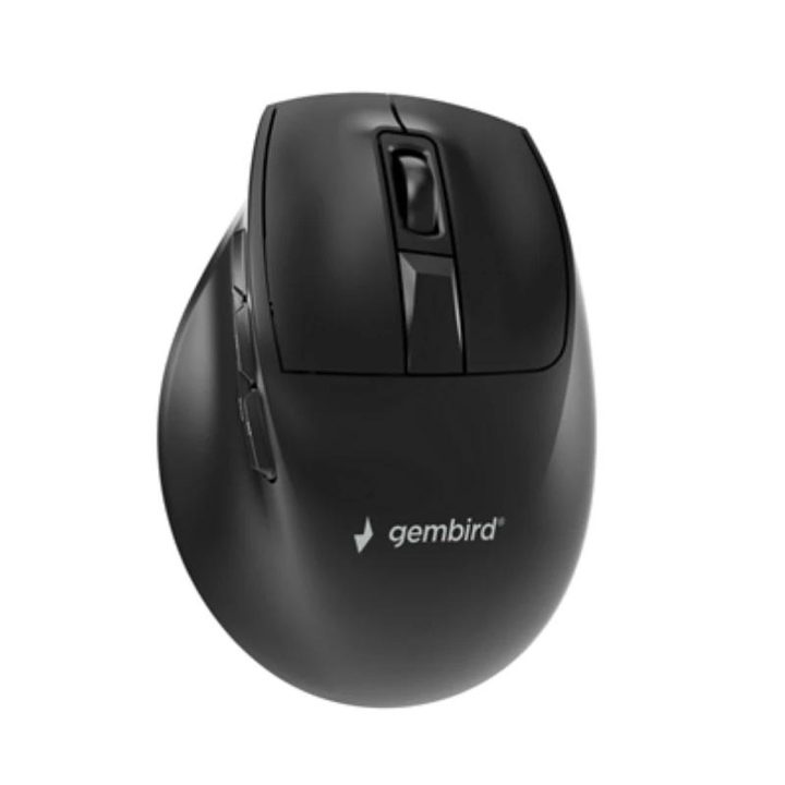 Gembird Ratón ergonómico inalámbrico de 9 botones (MUSW3-9B-01)