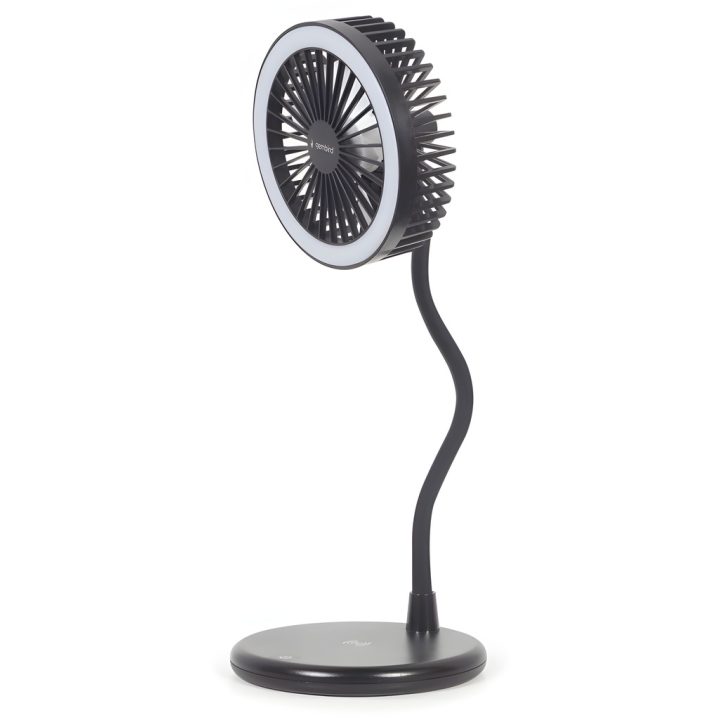 Gembird TA-WPC10-LEDFAN-01 ventilador Preto