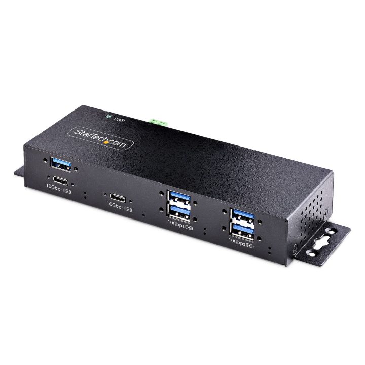 StarTech.com Industrial 7-Port USB 10Gbps USB-A and USB-C Hub - with…