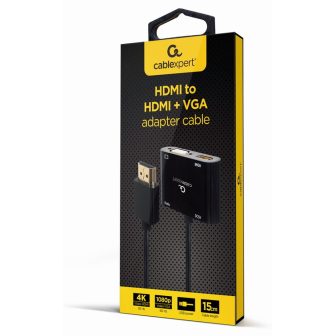 Gembird A-HDMIM-HDMIFVGAF-01 placa e adaptador de interface HDMI, VGA