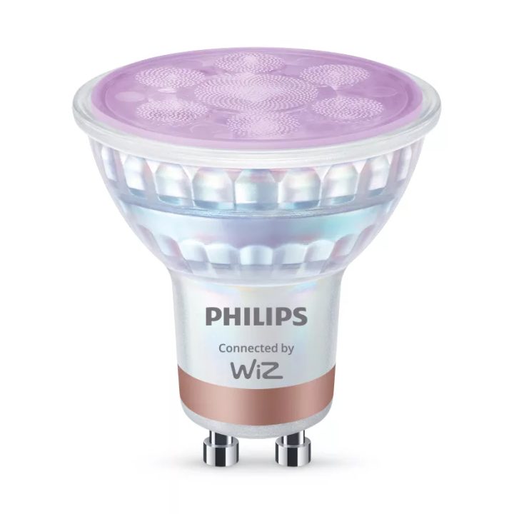 Philips Smart LED Bulb RGB GU10 Glass, 345 lm, 2-pack