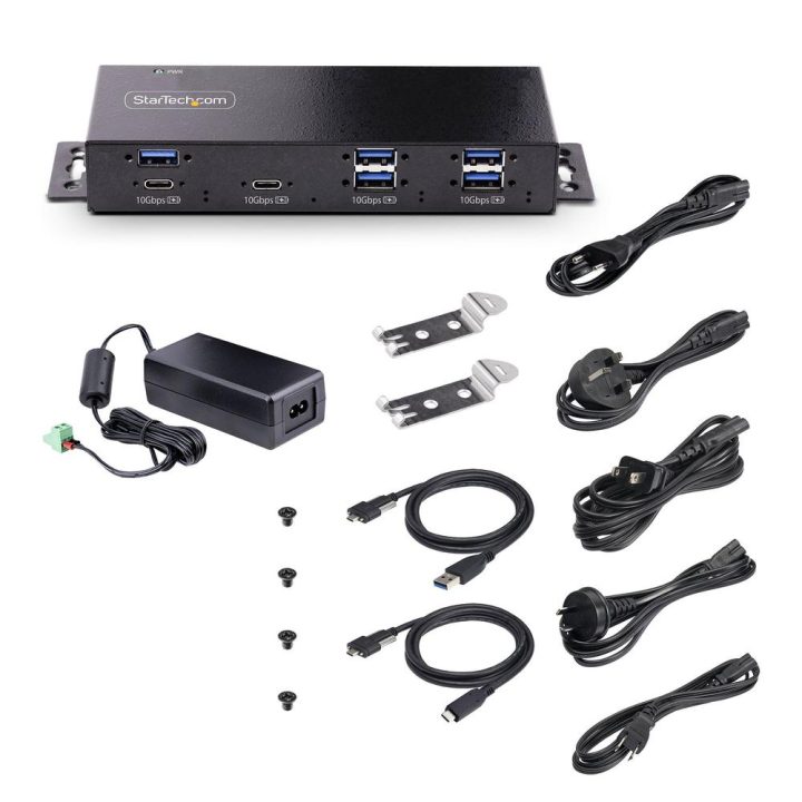 StarTech.com Hub Industrial de 7 Portas USB de 10Gbps USB-A e USB-C -…
