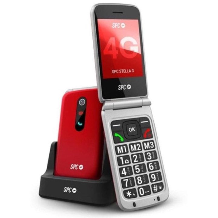 SPC 2339N Stella 3 4G BT FM Mobile + Dock Red (2339R)