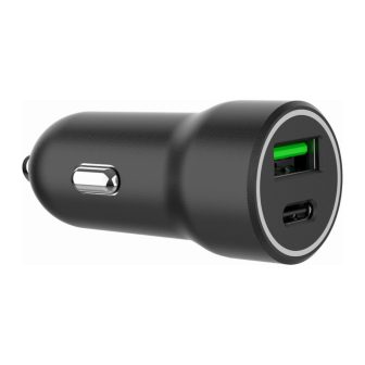 Gembird TA-UC-A2PDQC20-CAR-01 Universal Mobile Device Charger Black…