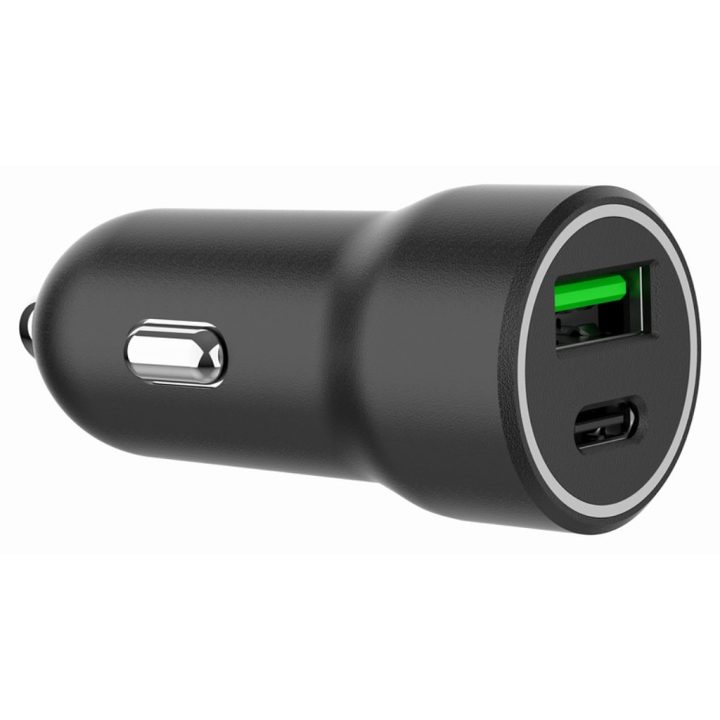 Gembird TA-UC-A2PDQC20-CAR-01 Universal Mobile Device Charger Black…