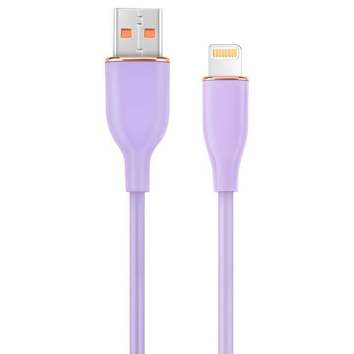 Gembird Charging and Data Cable 1.5 m Purple - CC-USB2S-AM8PM-1.5M-P…