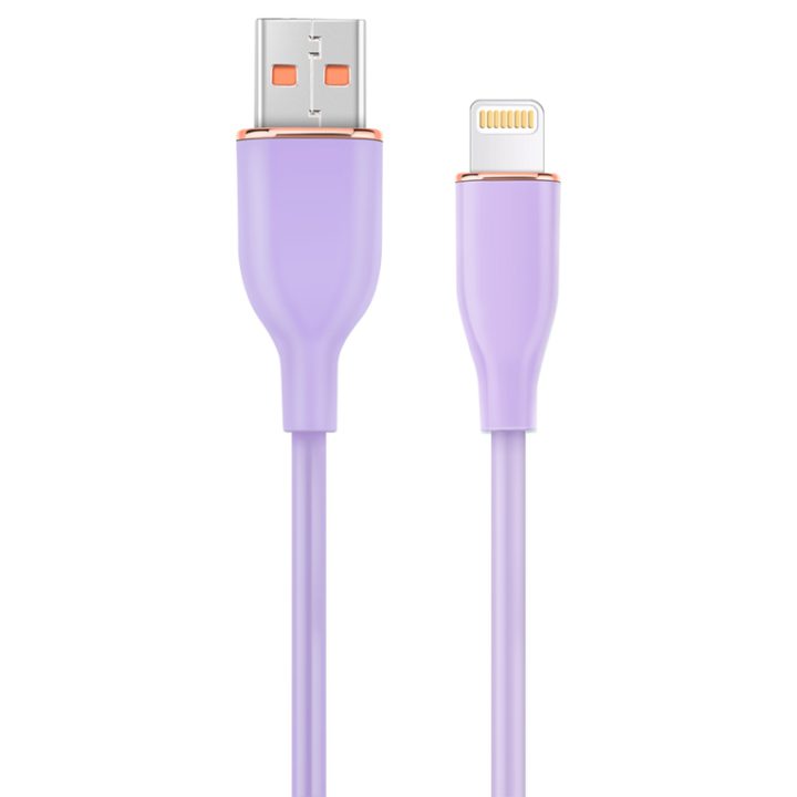Gembird Charging and Data Cable 1.5 m Purple - CC-USB2S-AM8PM-1.5M-P…