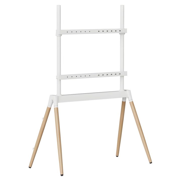Gembird TVS-86F-01-W TV Mount 2.18 m (86") White, Wood