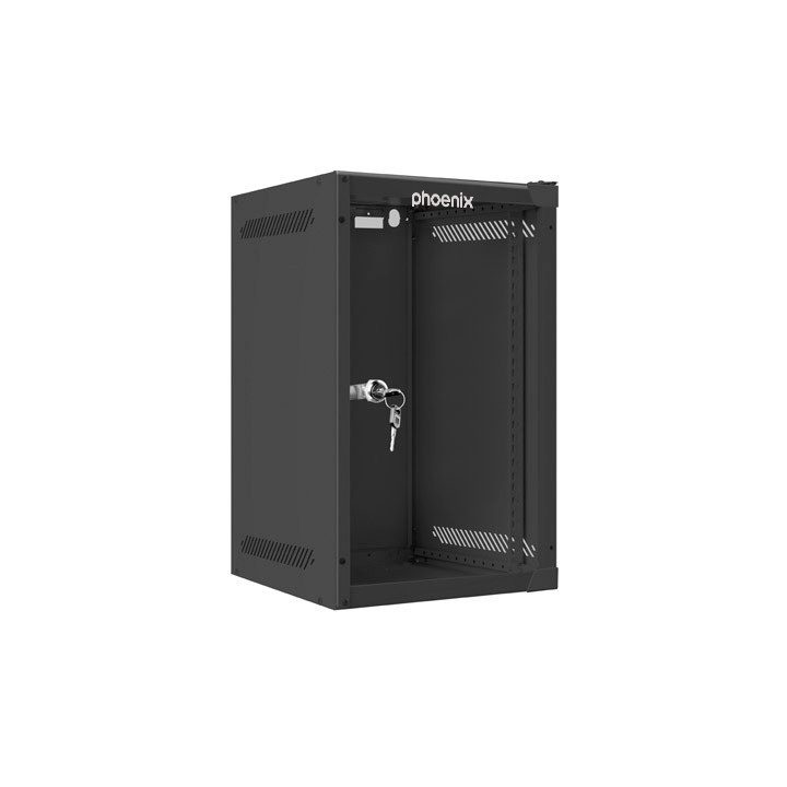 Phoenix Technologies Phoenix 9U 280x310x470 Wall-Mount Rack Cabinet…