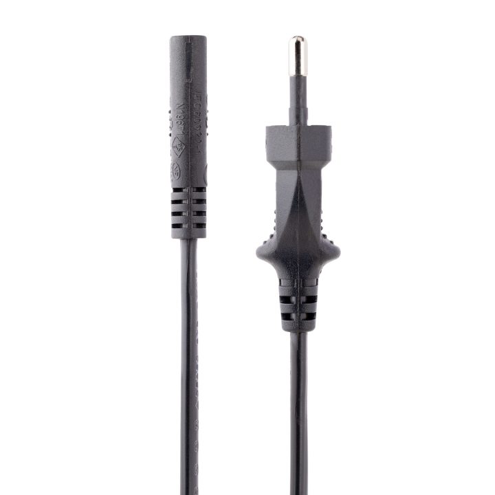 StarTech.com 2m Laptop or Printer Power Cable, EU to C7, 2.5A 250V…