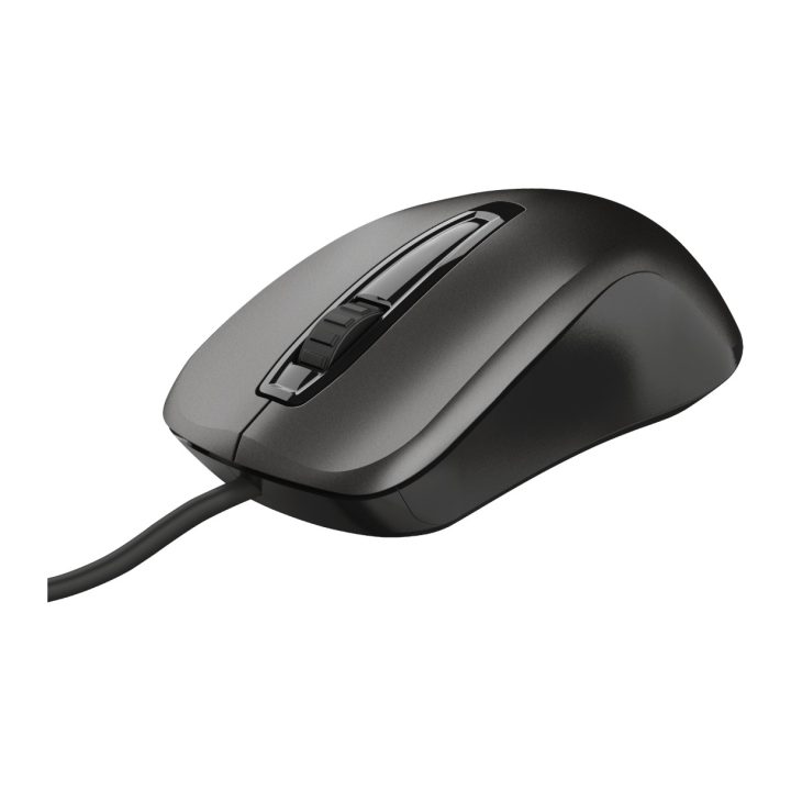 Trust Carve rato de escritório ambidestro USB tipo A óptico 1200 DPI