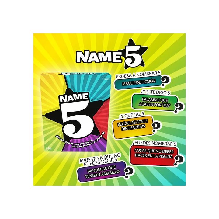 Jogo de tabuleiro Name 5 Big Box (929707)