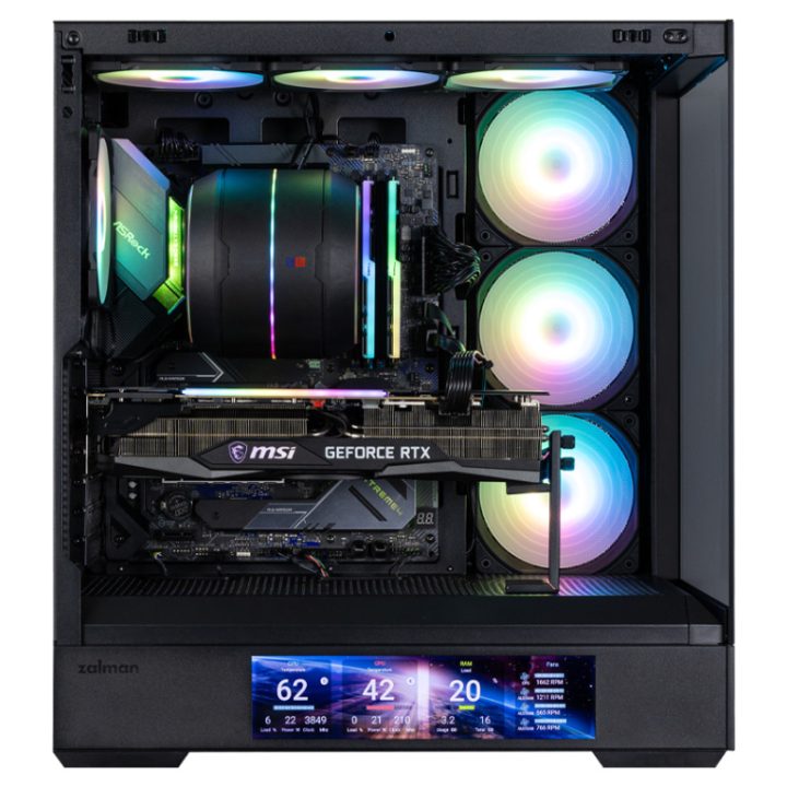 Zalman P40 DS BLACK Midi Tower Preto