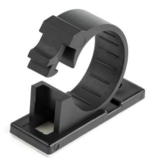StarTech.com 100 Adhesive Cable Management Clips - Black -…