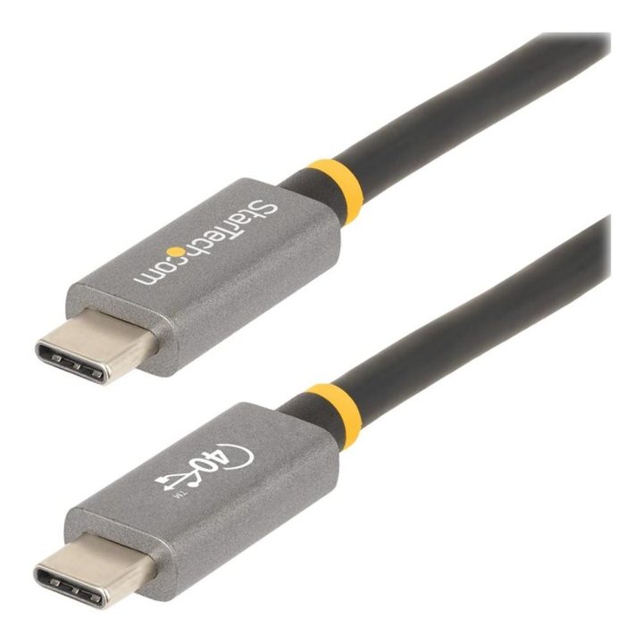 StarTech.com 1m USB4 Cable - USB-IF Certified USB-C Cable 40Gbps -…