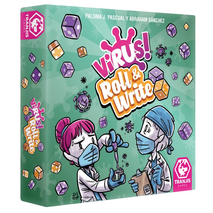 Tranjis games sl Juego de mesa virus! roll & write