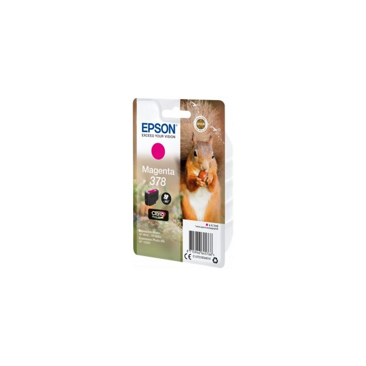 Epson Squirrel Tinta magenta 378 Claria Photo HD Ardilla