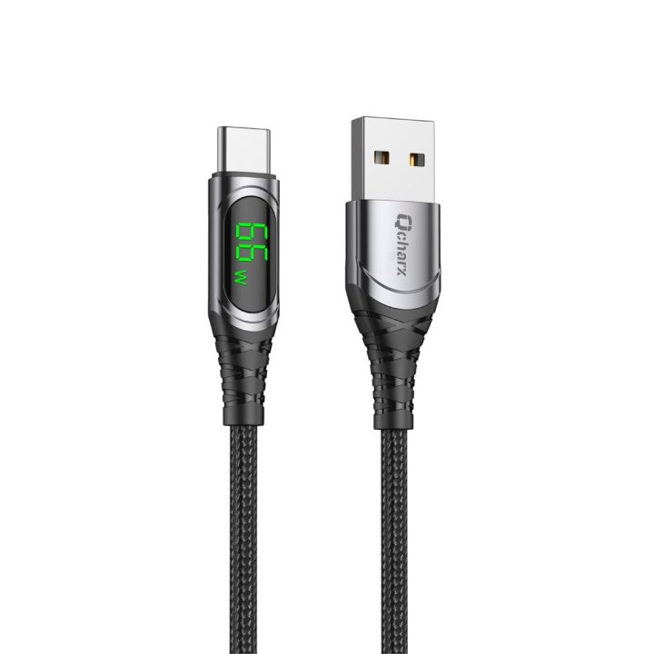 Qcharx International Cable Qcharx Menorca USB to Type-C 3A 66W-1…