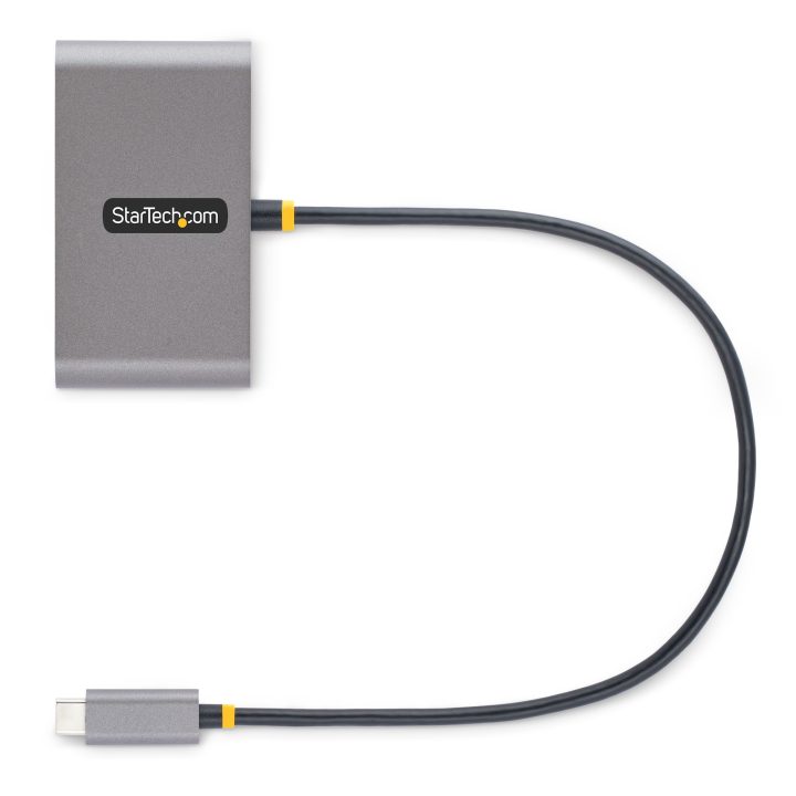 StarTech.com Hub Concentrador USB-C de 4 Portas com Entrega de…