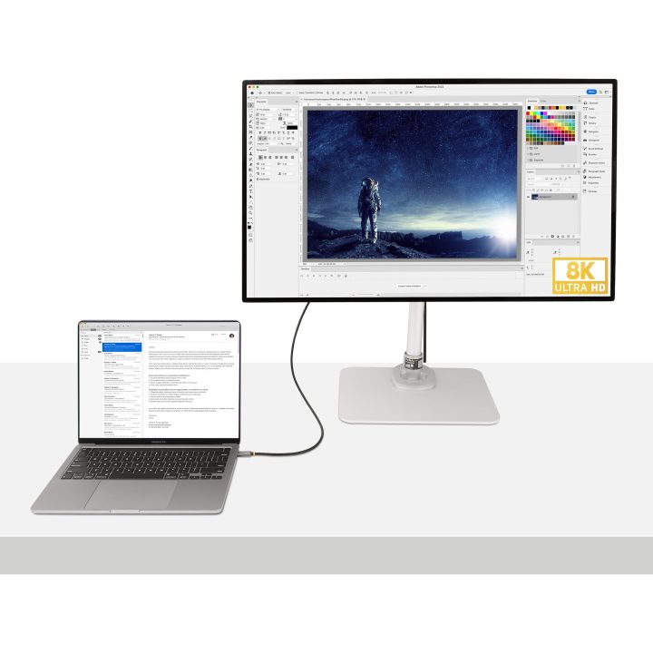 StarTech.com Cabo USB4 de 1m - Cabo USB-C Certificado USB-IF 40Gbps -…