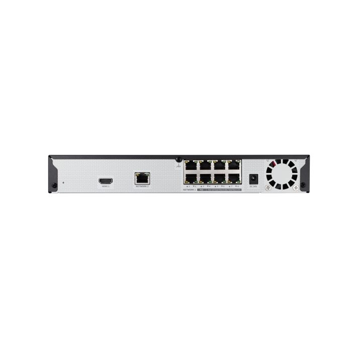 Hanwha Vision 8-Channel 8MP IP Recorder up to 1HDD 80Mbps (QRN-830S)
