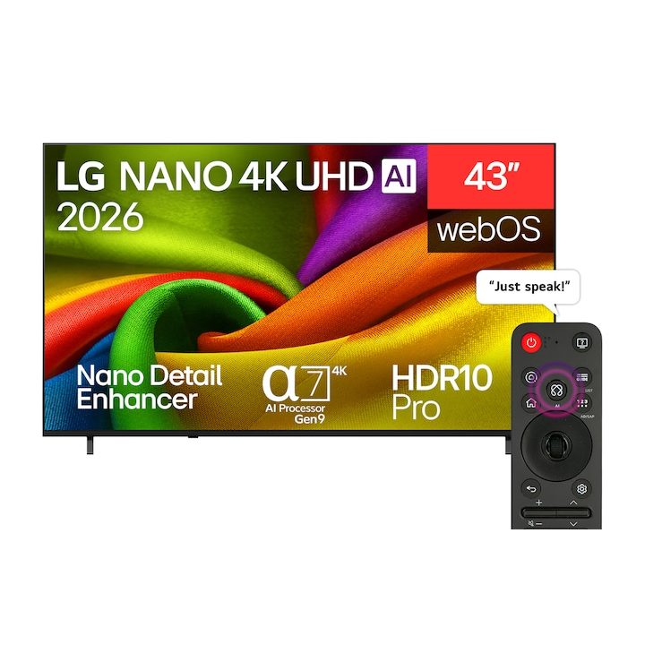 LG 43NU850B6LA 43" 4K Smart TV