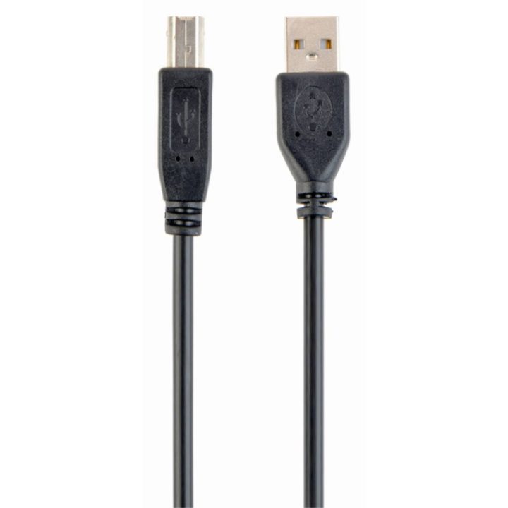 Gembird USB 2.0 Cable Type A/M-B/M 1.8 Meters Black (CCP-USB2-AMBM-6)