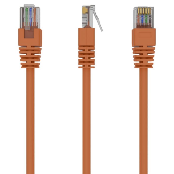 Gembird PP12-1M/O Orange Cat5e U/UTP (UTP) Network Cable