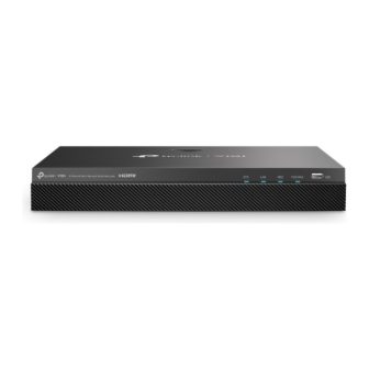 TP-Link VIGI NVR2008H-8MP Network Video Recorder (NVR) Black