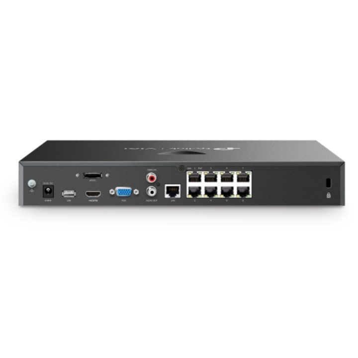 TP-Link VIGI NVR2008H-8MP Network Video Recorder (NVR) Black