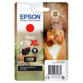 Epson Squirrel Red Ink 478XL Claria Photo HD Squirrel
