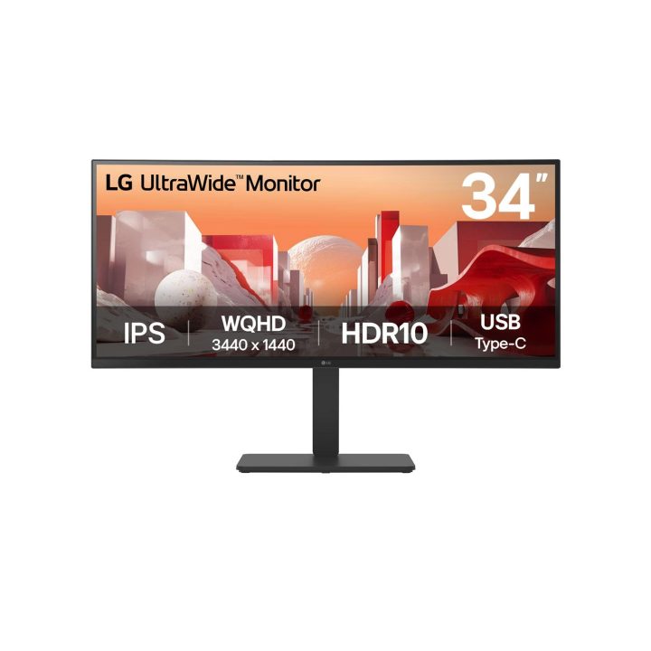 LG 34BA75QE-B 34" UWQHD Curved IPS Monitor