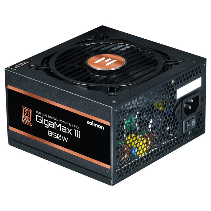 Zalman GigaMax III Power Supply Unit 850 W ATX Black (ZM850-GV3…