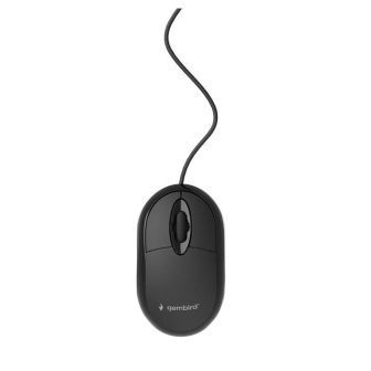 Gembird Ratón óptico USB 3 botones cable Negro (MUS-U-01)