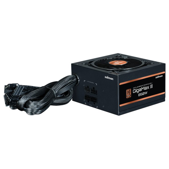 Zalman GigaMax III Power Supply Unit 850 W ATX Black (ZM850-GV3…