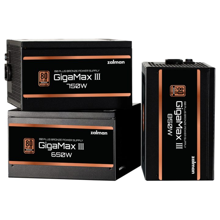 Zalman GigaMax III Power Supply Unit 850 W ATX Black (ZM850-GV3…