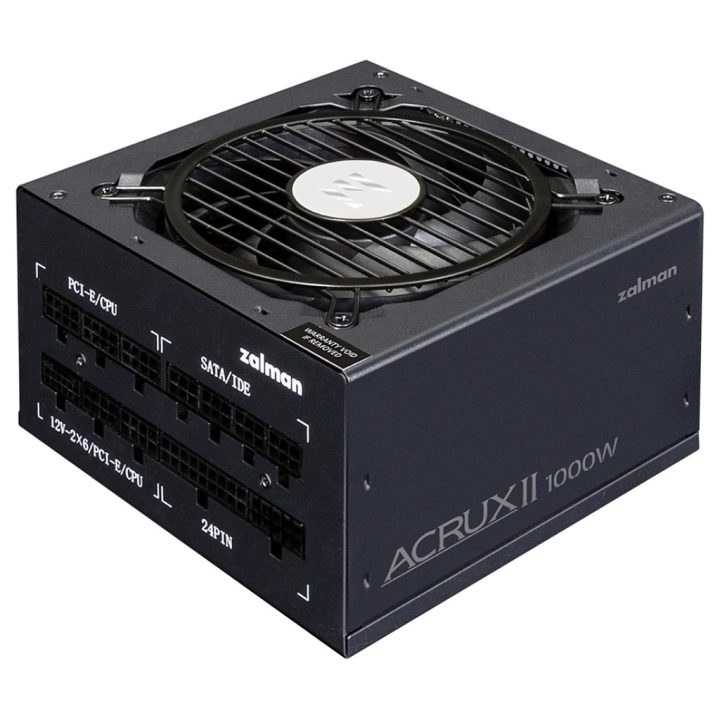 Zalman ACRUX II Power Supply Unit 1000 W 24-pin ATX ATX Black…