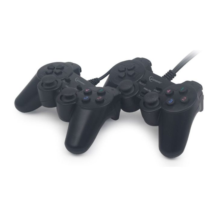 Gembird JPD-UDV2-01 comando e volante Preto USB 2.0 Gamepad…