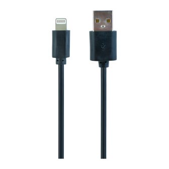 Gembird CC-USB2-AMLM-1M Lightning Connector Cable Black