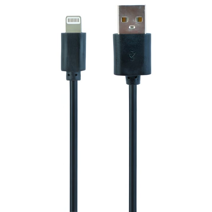 Gembird CC-USB2-AMLM-1M cabo de conector Lightning Preto